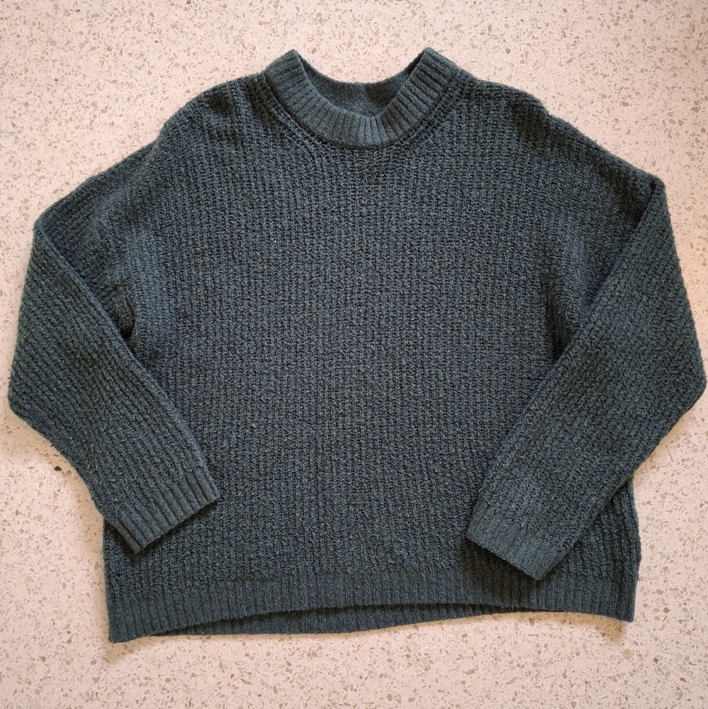 American Women Sweater Teal Small